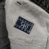 90s USA製 Levis 540 リーバイス ブラック デニム パンツ W38 /アメリカ製 ジーンズ ジーパン/ビッグサイズ/ビンテージ