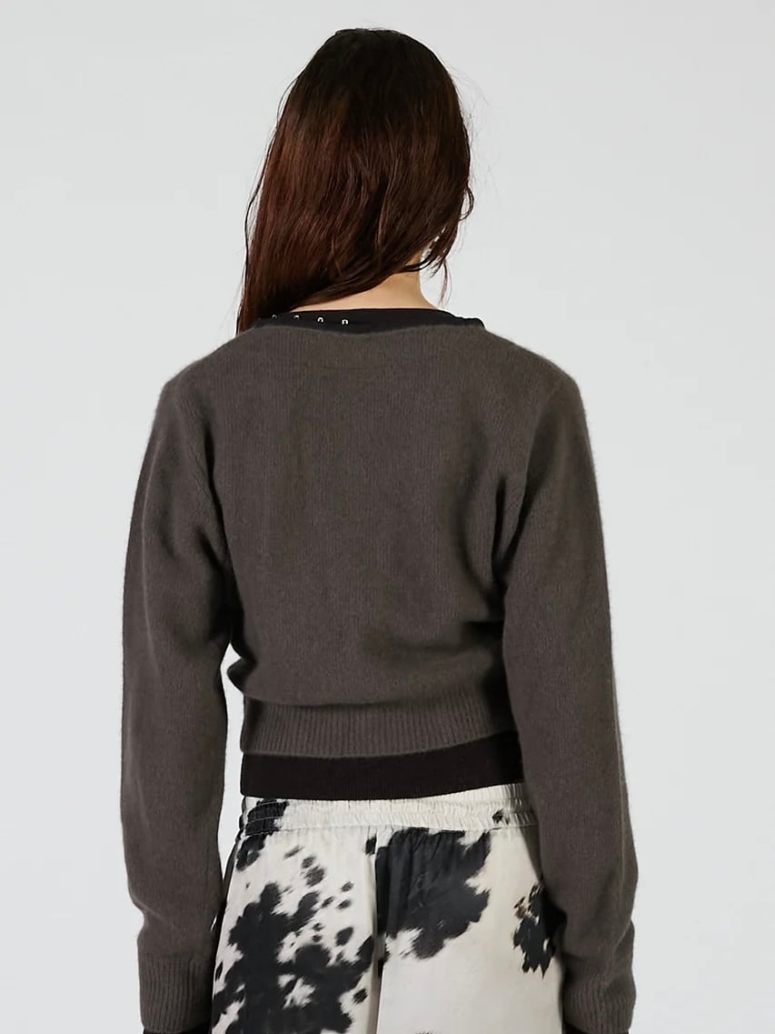 25AW】PRANK PROJECT プランクプロジェクト / V-Neck Layered Cardigan