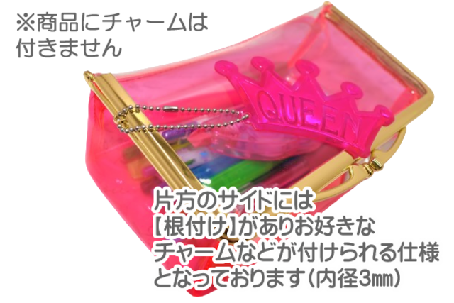 [ＭＩＸ] [JERI MARL] 透明ポーチ 透明ケース 小物入れ (ホワイト) 工房 手作り 日本製 エコパッケージ MX-0041-341