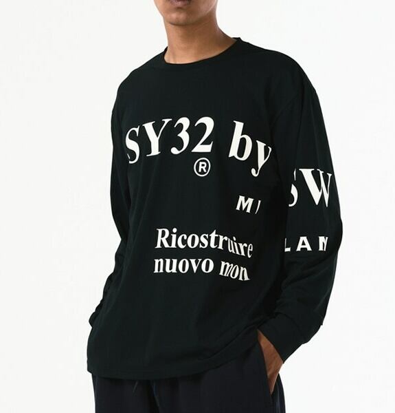 SY32 by SWEET YEARS エスワイサーティトゥ Tシャツ 長袖 クルーネック