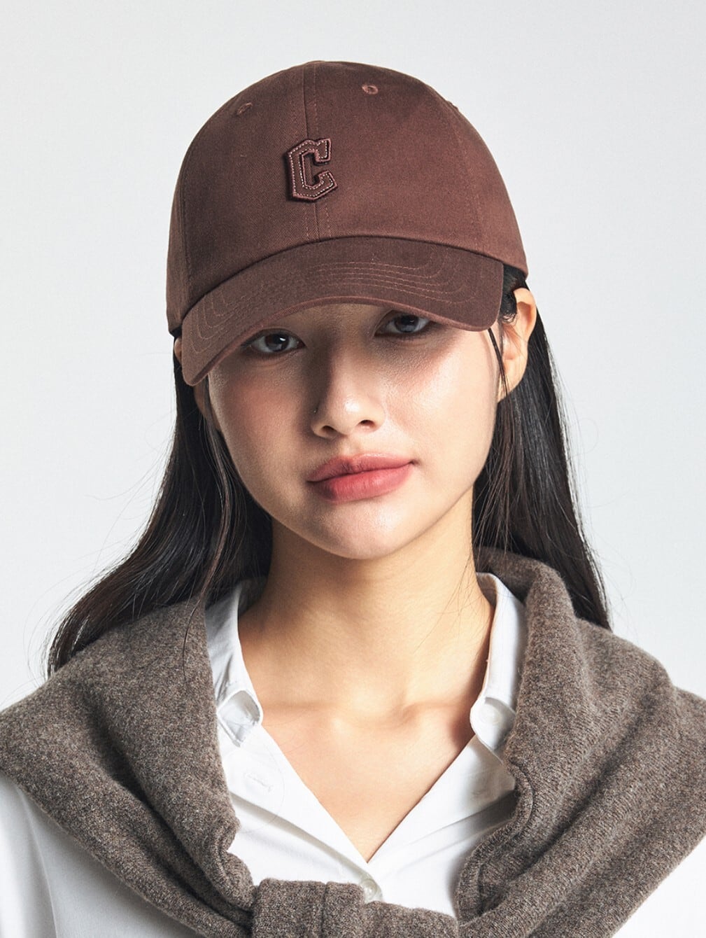 ☆aespa ニンニン 着用！！【MLB】Basic Small Logo Struck Ball CLE