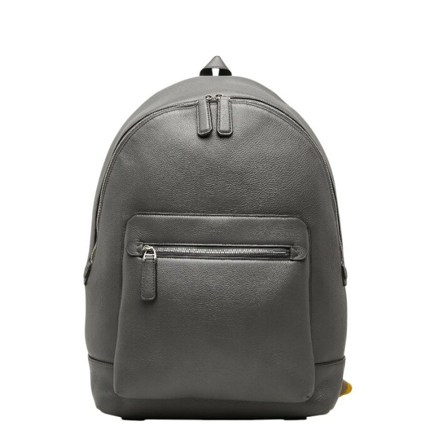 バリー リュック デイパック バックパック グレー レザー メンズ BALLY 【中古】
