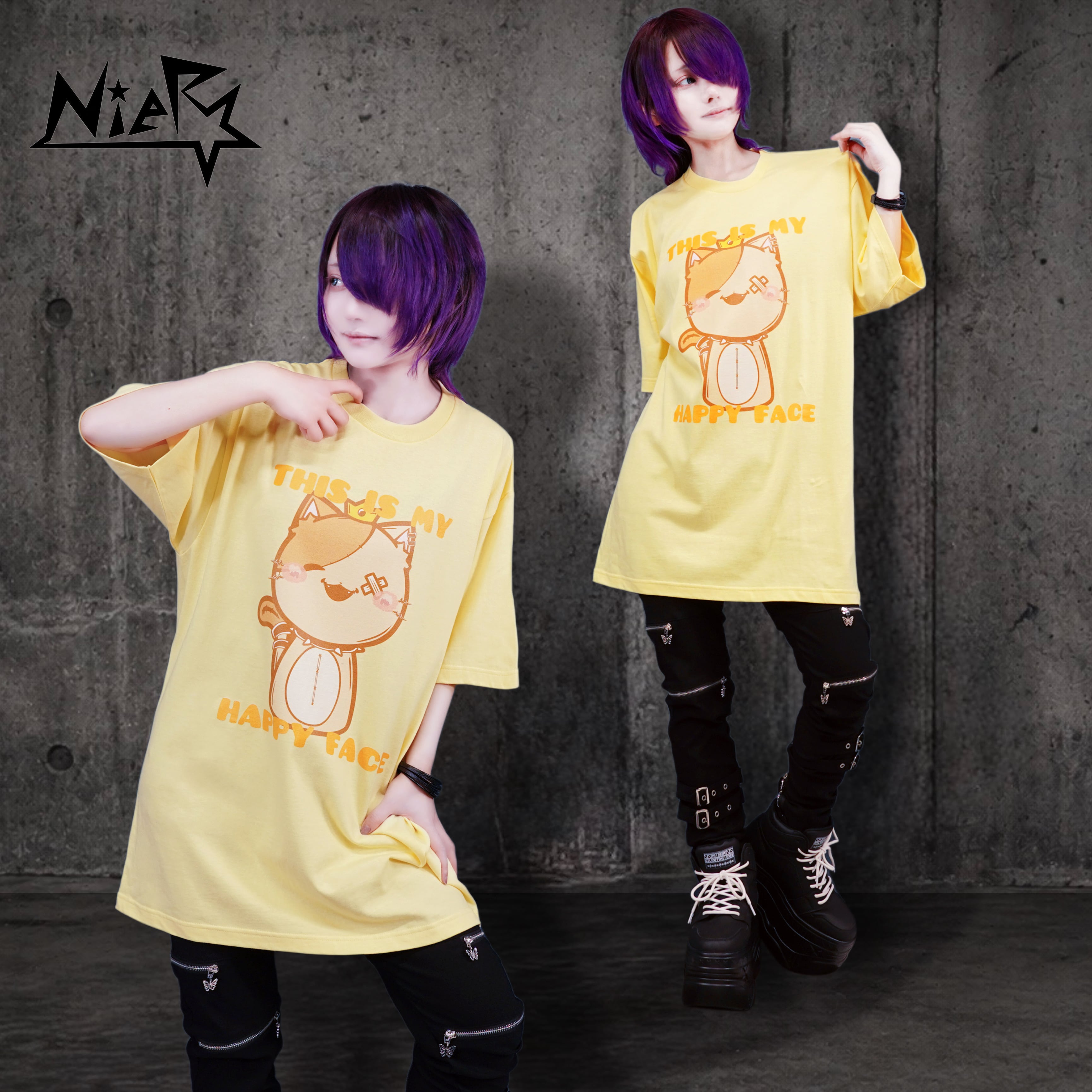 THIS IS MY HAPPY FACE CUTSEW【MIKE】 | NIER CLOTHING