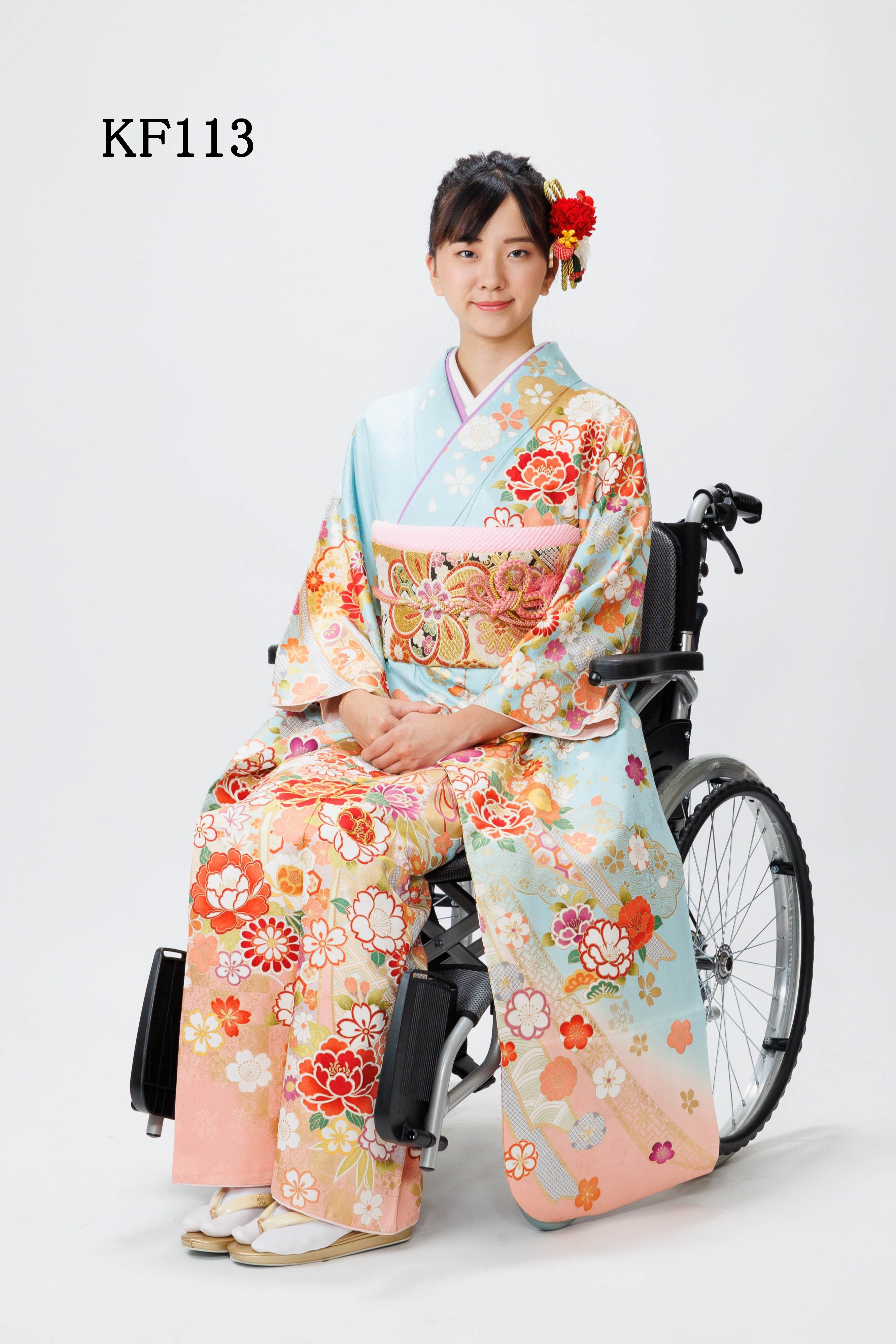 販売】飾り帯11（白紺） | hagoromo style（車椅子着物 羽衣スタイル）