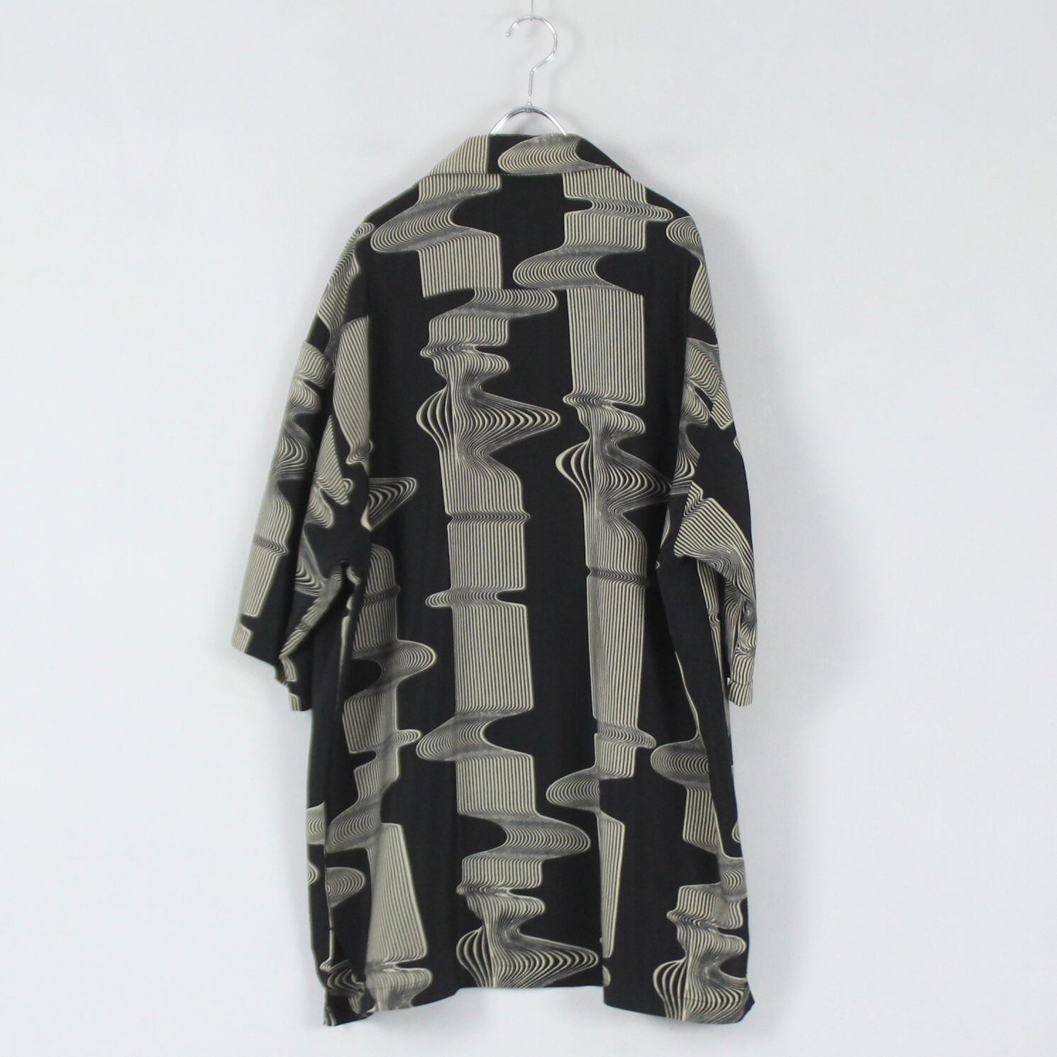 th オーバーシャツコート STYLEBLOCK コート ジャケット オーバーサイズ5分袖開襟シャツ