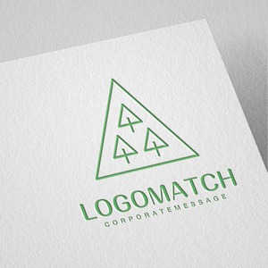 自然を守り育てる森のロゴ