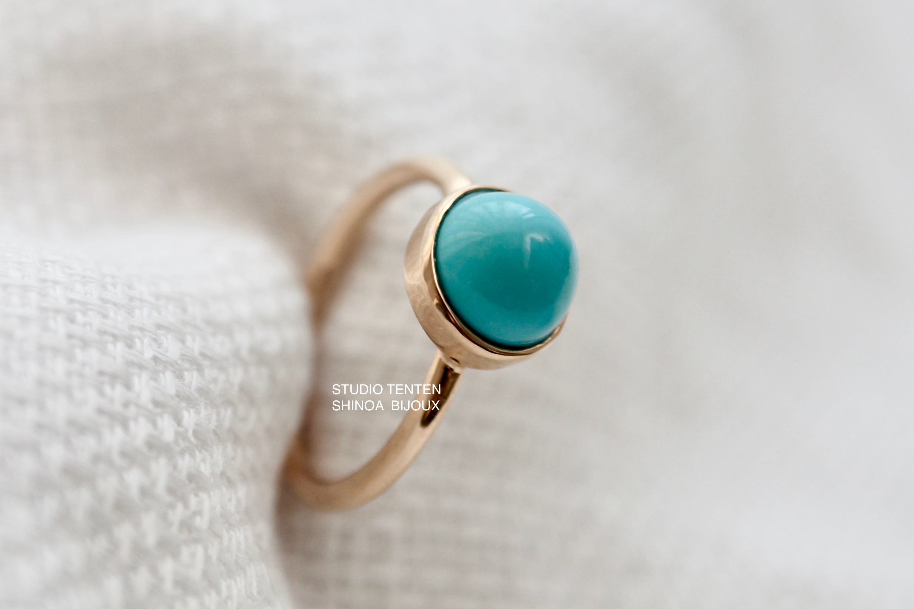 シノワビジュー studio ten ten 人魚のアクアマリンリング #12 ring | STUDIO TENTEN