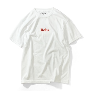 ROBS ORIGINAL LOGO S/S TEE / white×red