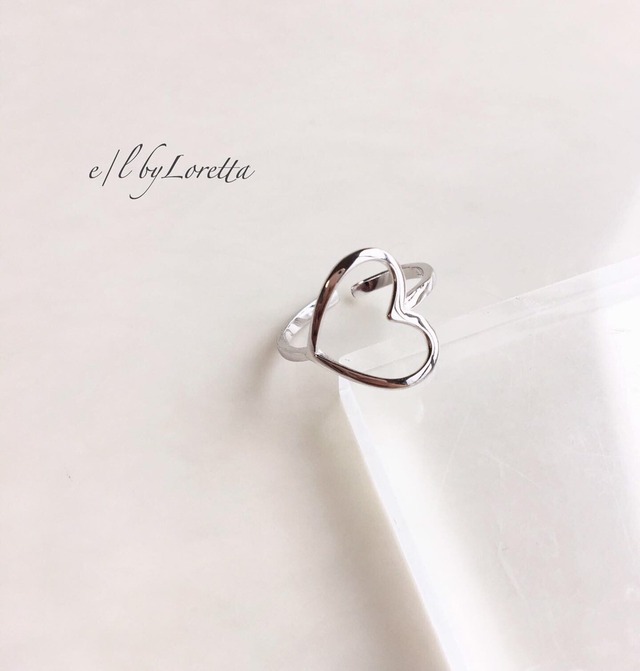 Silver925 Heart Ring  0053