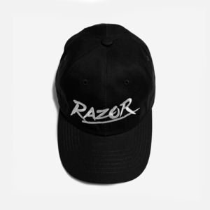 RAZOR SLASH COTTON CAP  BLACK