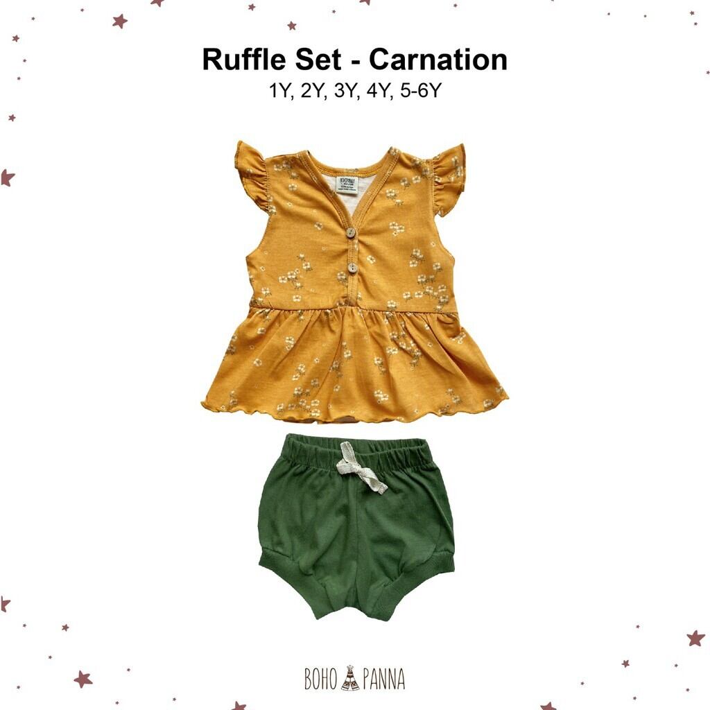 Ruffle SET・1Y～/フラワープリントがかわいいセットアップ3色♡