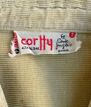 Vintage 50~60s loop collar corduroy shirt -cortty-