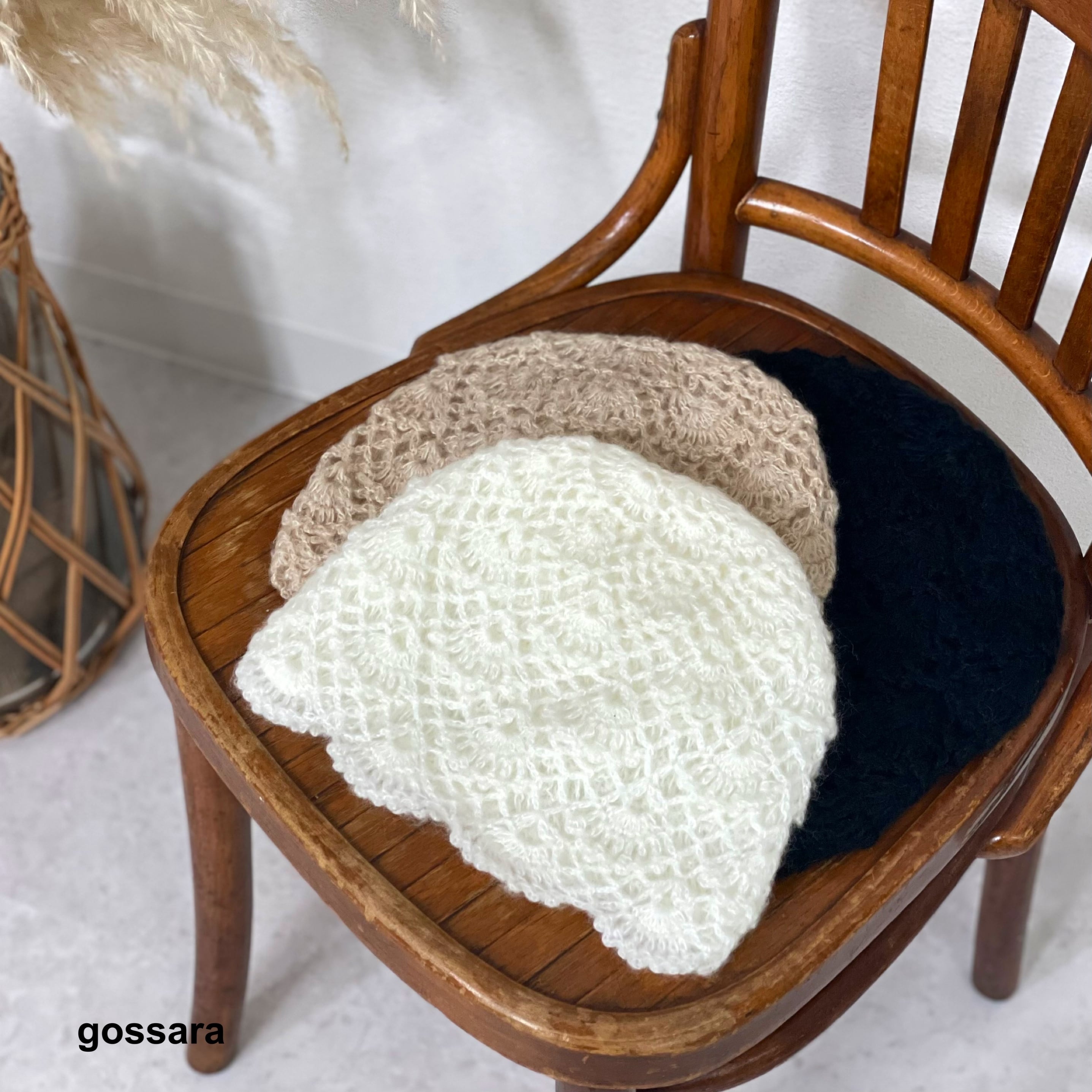 かぎ針編風ニット帽 5280906 (0908)