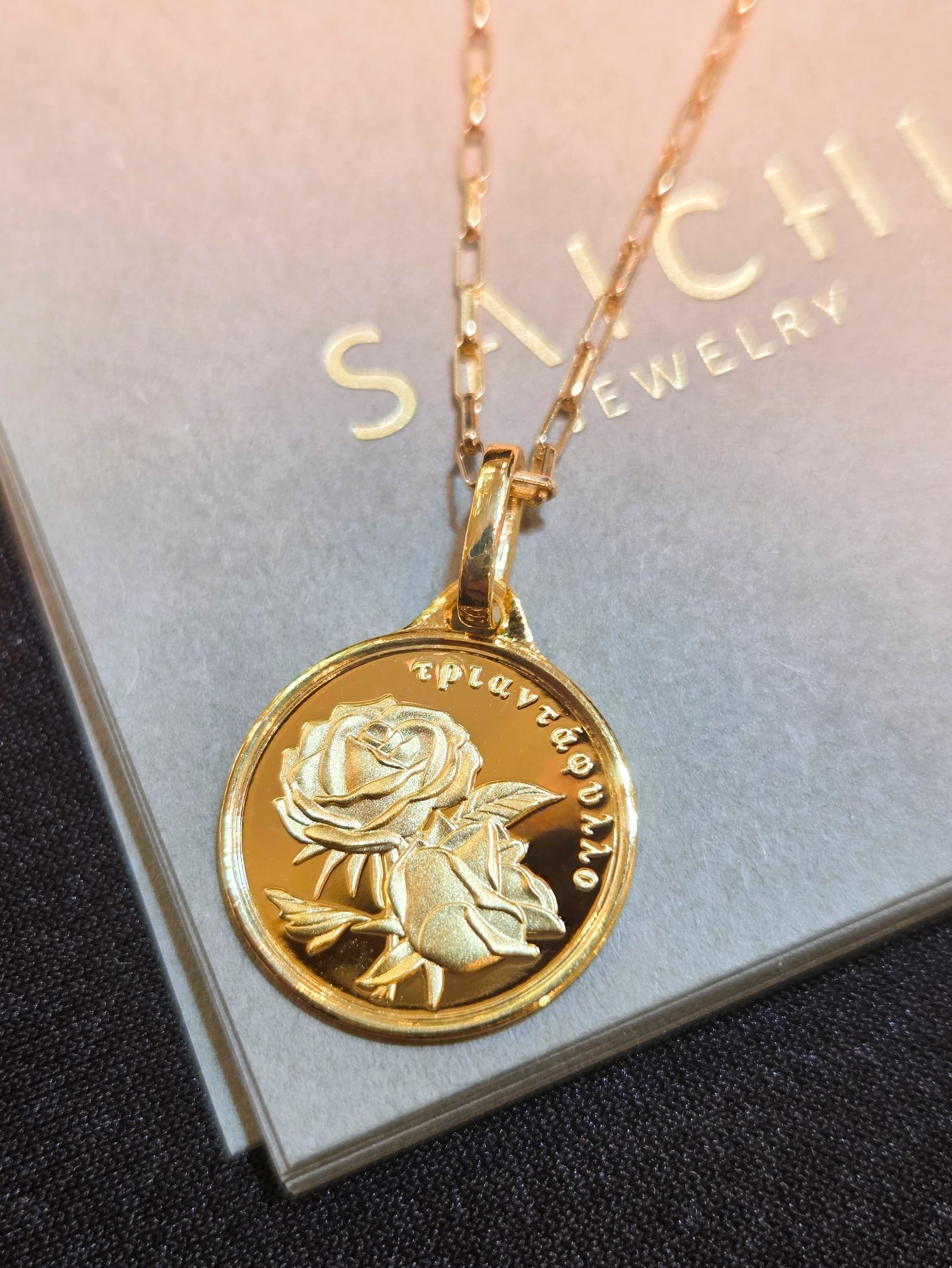 【SELECT】K24 薔薇&アフロディーテ コイン ペンダントトップ