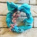 Vintage fabric wreath 