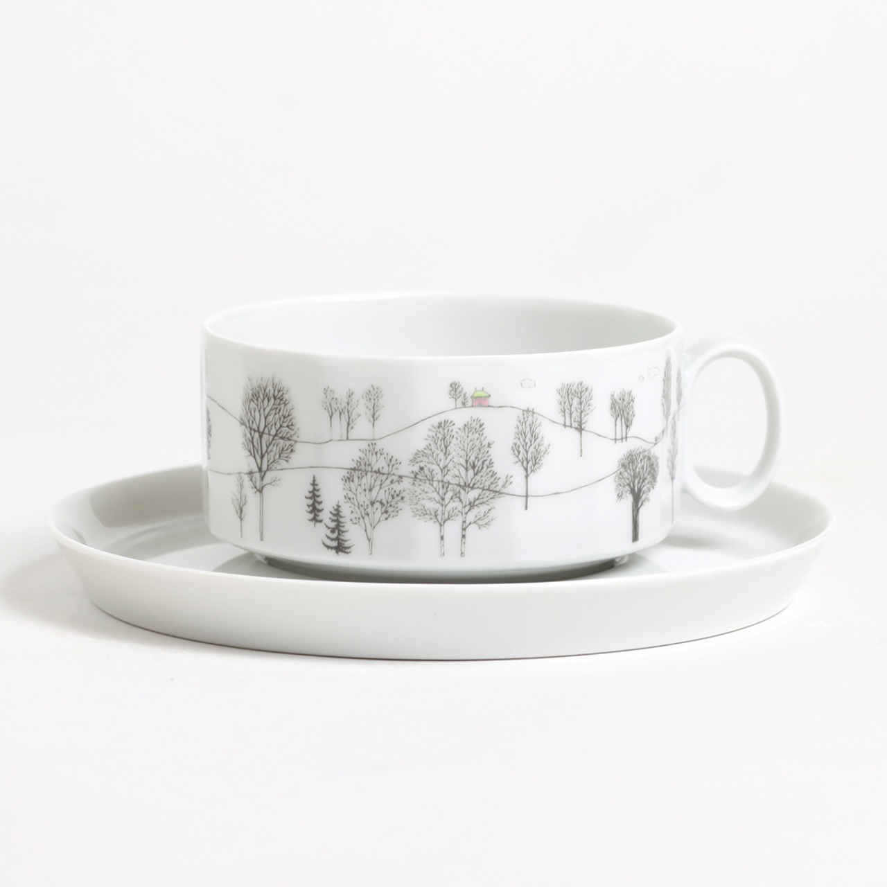 Rosenthal ローゼンタール Rut Bryk ルート・ブリュック Winter Journey（冬の旅）ティーカップ＆ソーサー ヴィンテージ