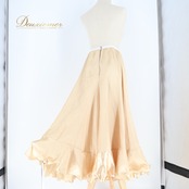 フラメンコ 衣装 ペチコート スカート ファルダ 光沢 金 軽い 薄い ダンス イチオク ICHIOKU 発表会 重ね着 ゴールド系 ベージュ系 フラメンコダンス 発表会衣装 スカートダンス コスチューム 舞台衣装 イベント用ペチコート 軽量素材 ステージ衣装 ダンス用スカート ベージュスカート ゴールドスカート