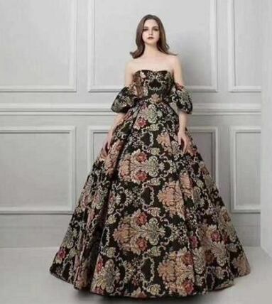 綺麗なドレス 高品質！ 黑 クラシカル 舞台ドレス お買得パニエ付 教会  