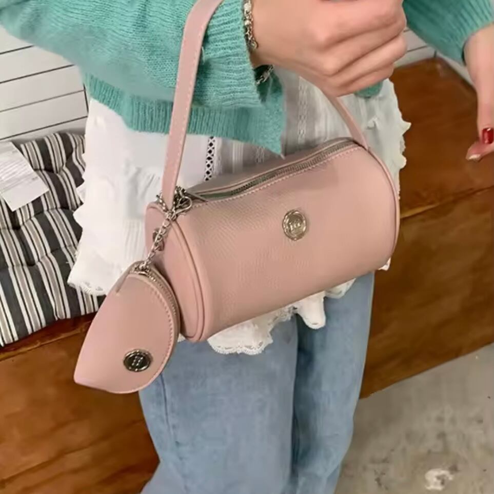 roll cake shoulder bag