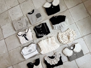 【bebe nine】ベビーアンバースーツ ブラック 70〜90cm 240847