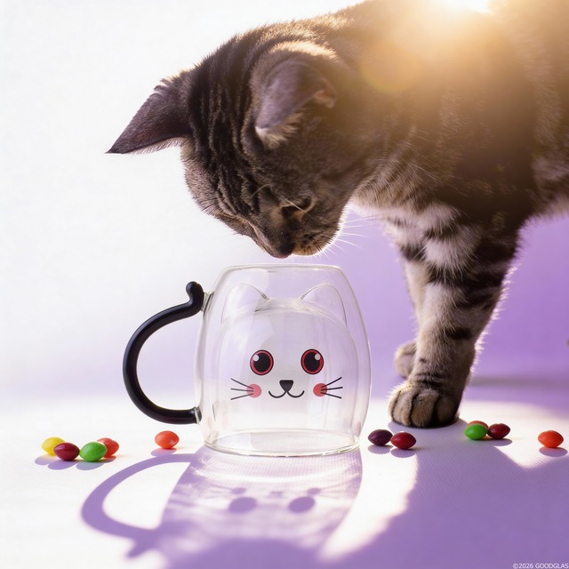 5周年記念フェア 「ねこマグ（黒）取っ手付きマグ」 残りわずか