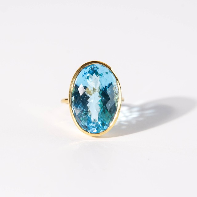 【13号】ブルートパーズ リング（グラン）