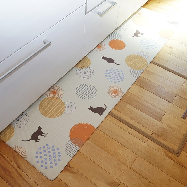 キッチンマット PVC プラッツ 45×120cm