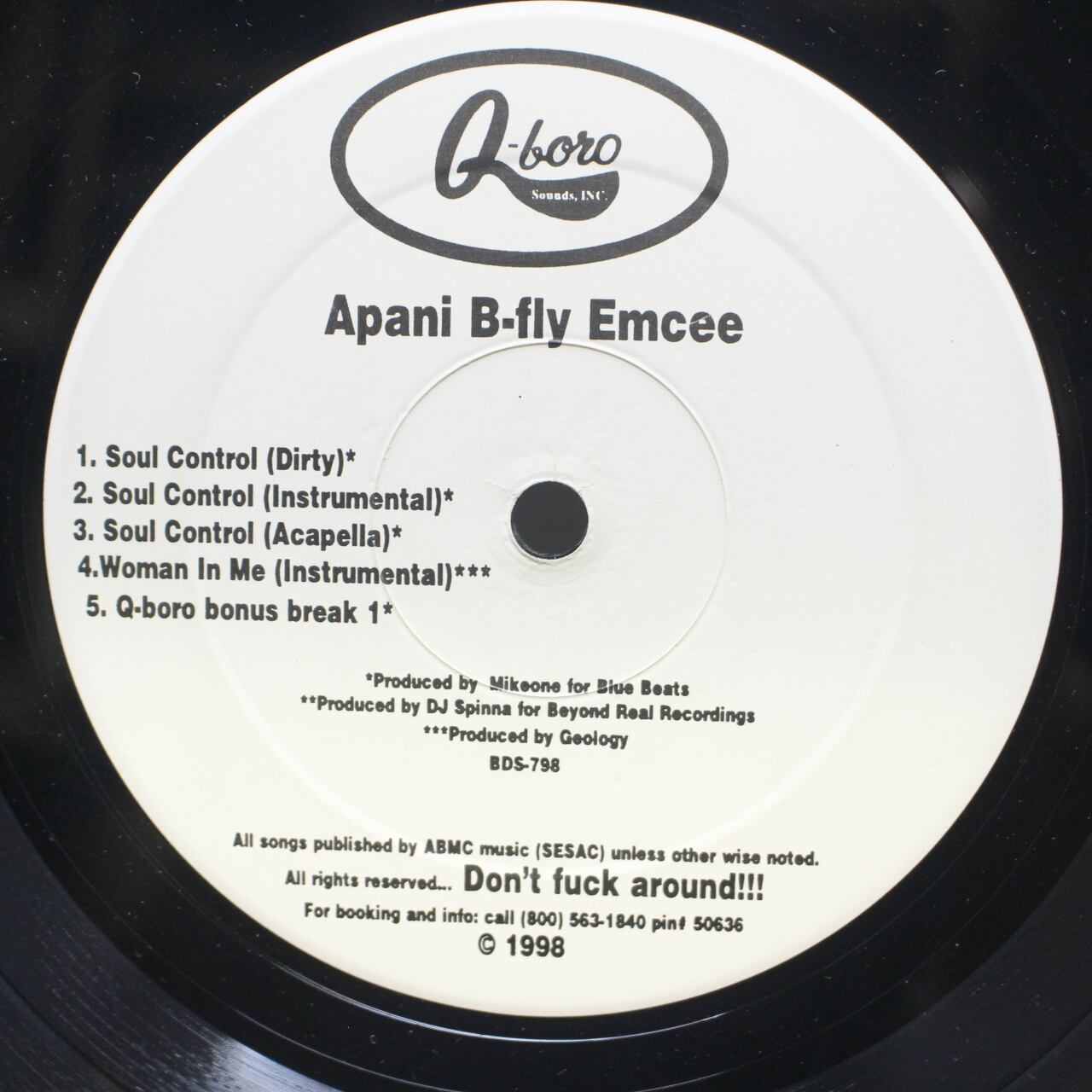 Apani B-Fly Emcee / Estragen / Soul Control [BDS-798] - 画像3