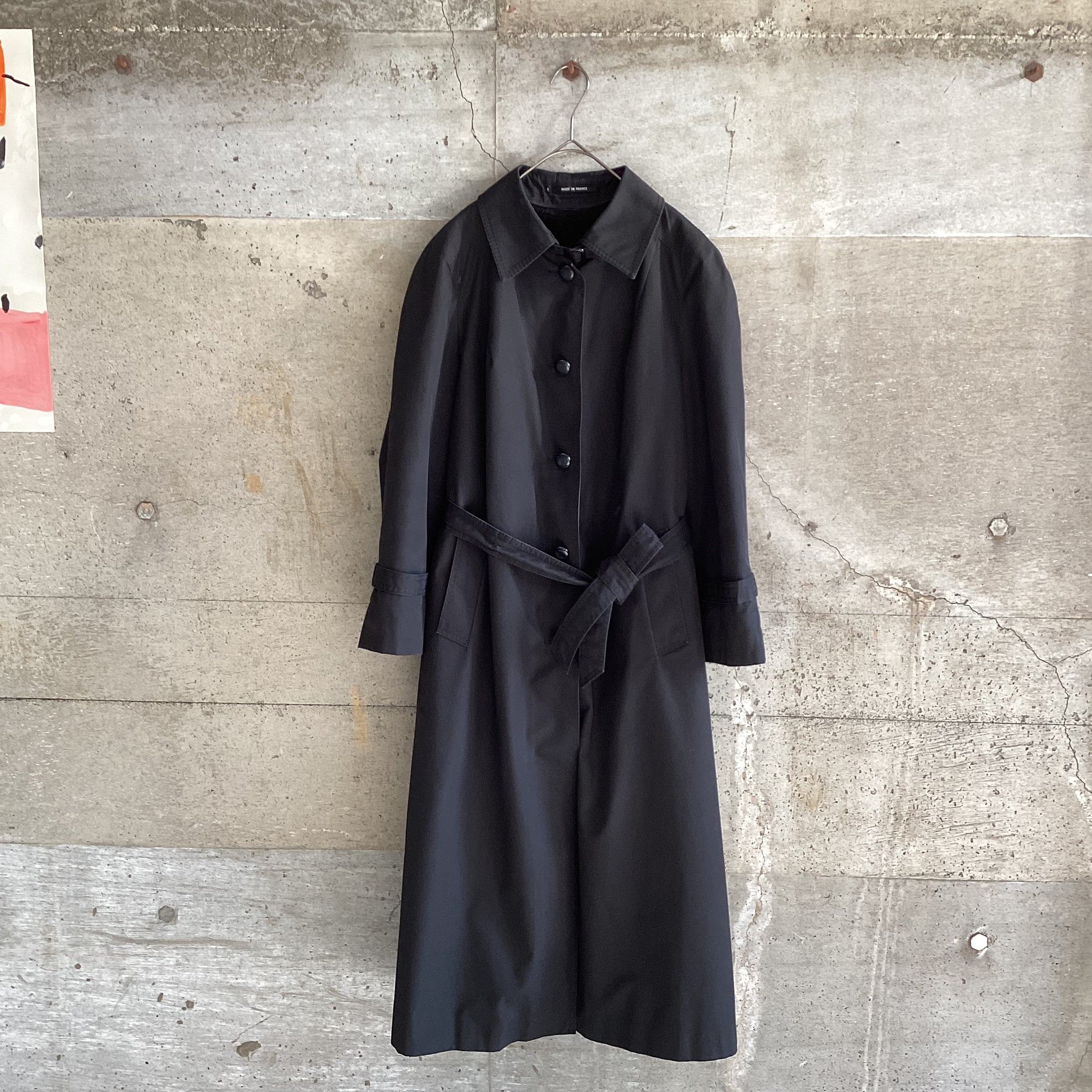 Made in France black coat with liner