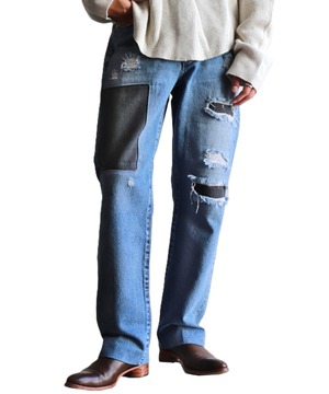 TANAKA / ST-126-50B  STRAIGHT JEAN TROUSERS (50's BLUE)