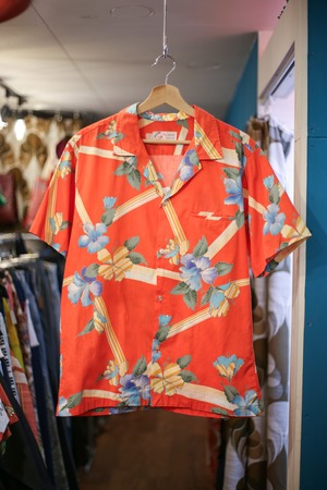 Vintage red aloha shirt