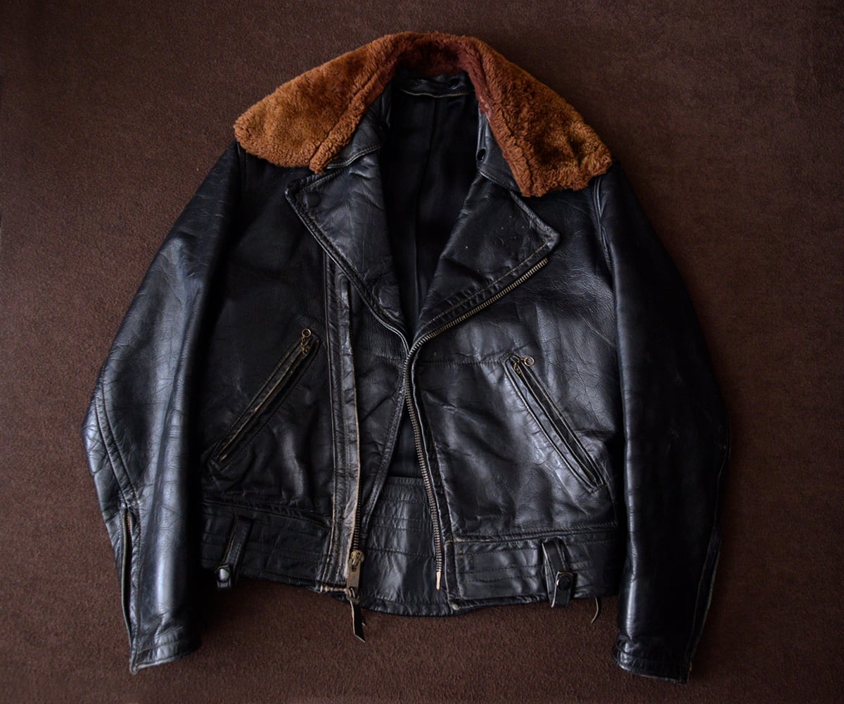 50s CALIFORNIA SPORTWEAR レザーテーラードジャケット 50s CAL LEATHER CHP JACKET | SECOND TIME GLORY | ヴィンテージ