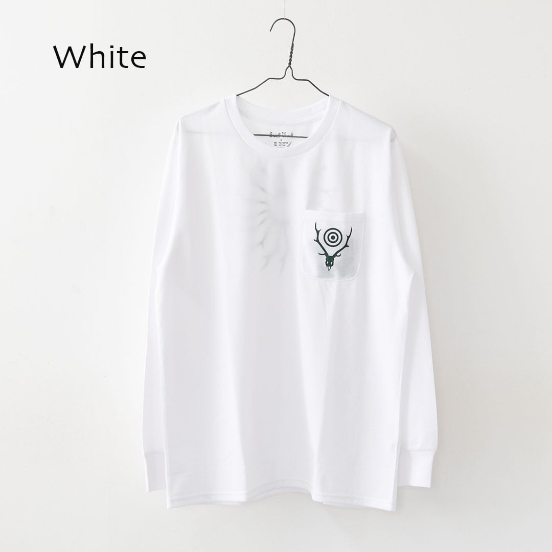 SOUTH2 WEST8 [サウスツーウエストエイト] L/S Round Pocket Tee