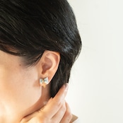 リボン ピアス/イヤリング