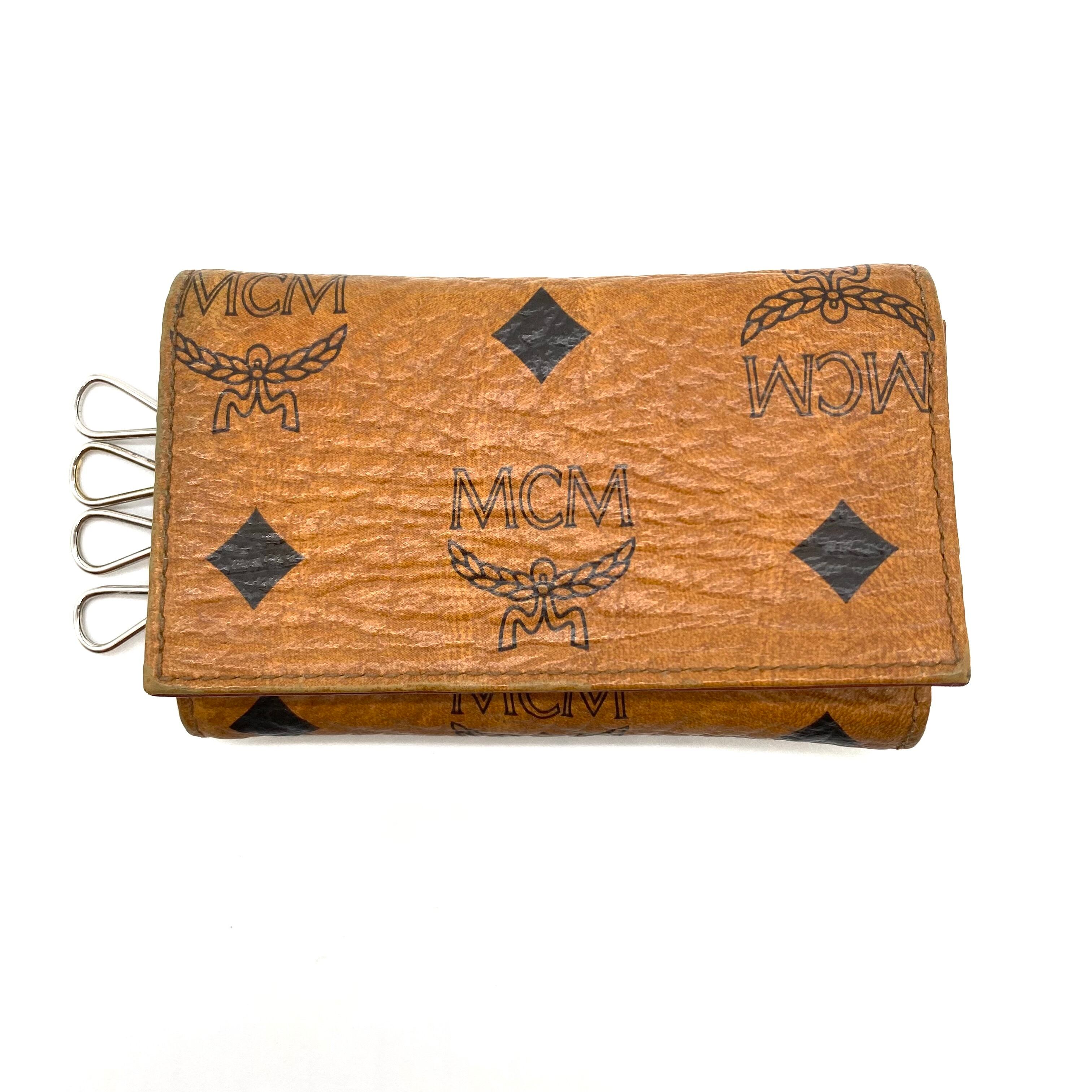 Old MCM Visetos Key Case Cognac / エムシーエム ヴィセトス柄 キー 
