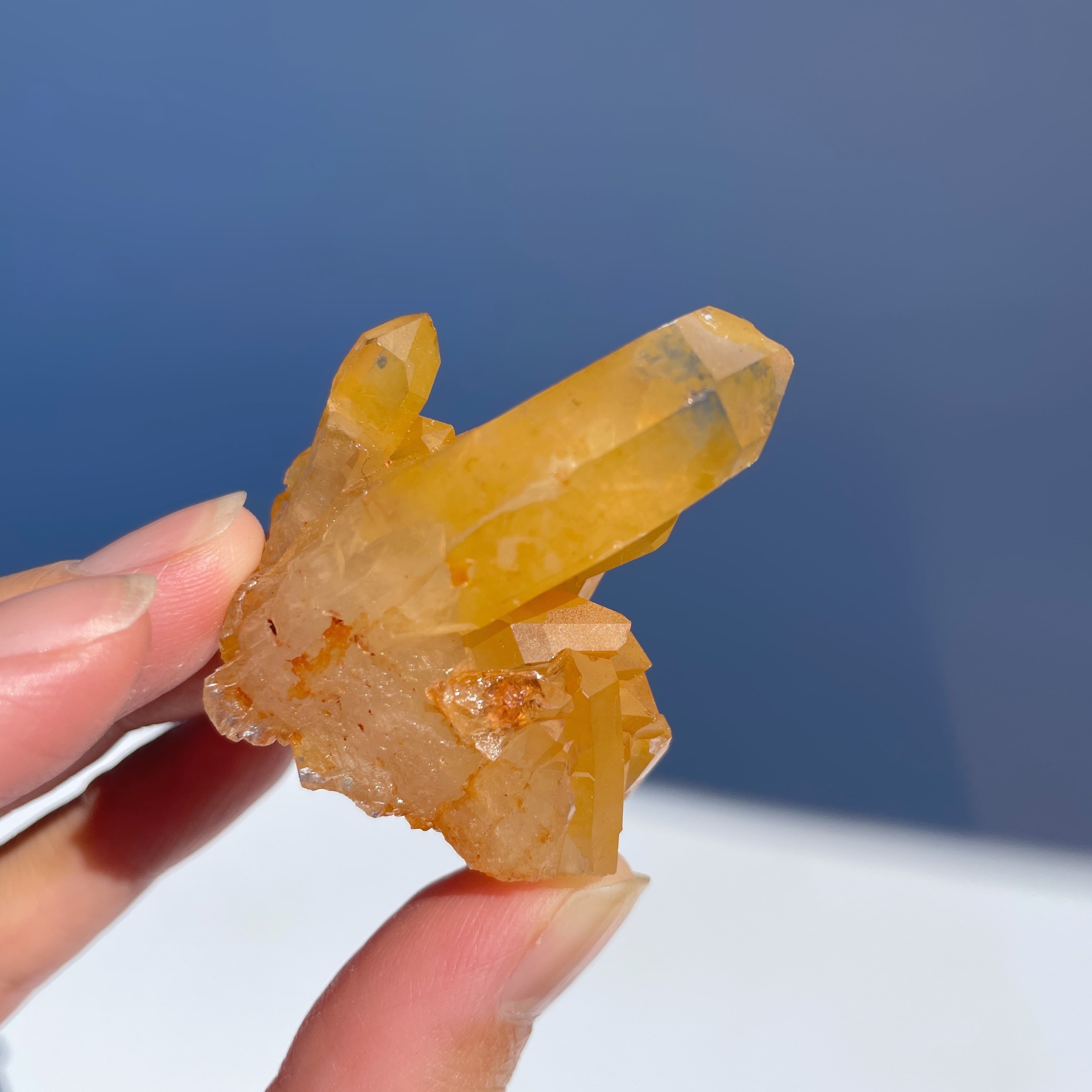 タンジェリンクォーツ クラスター02◇Tangerine Quartz ◇ 天然石