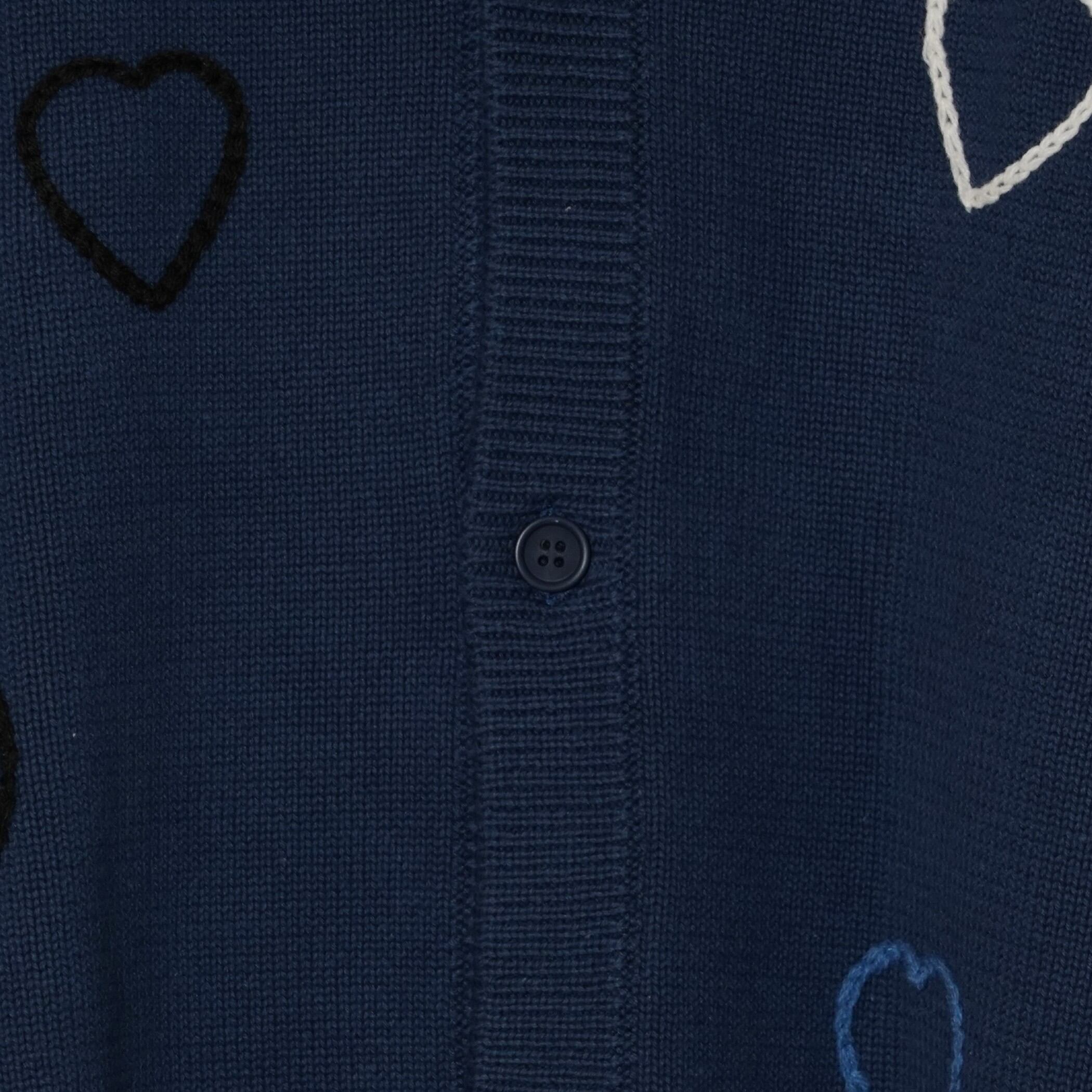CC HAPPY HEARTFULL CARDIGAN -NAVY- | ChahChah | 公式通販サイト