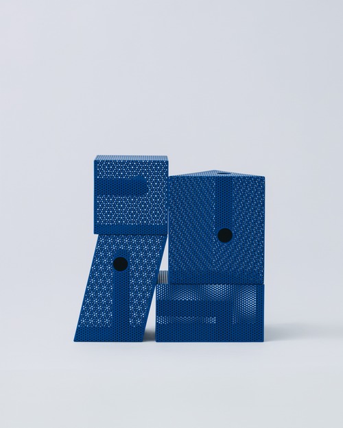 Punching Block _ Small /  brick(直方体) / matte blue