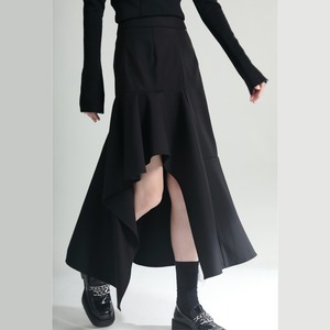 ハーフフレアスリットスカート　R0233