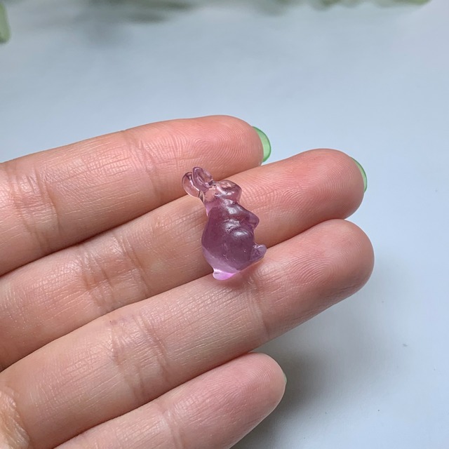 17.フローライトうさぎさん