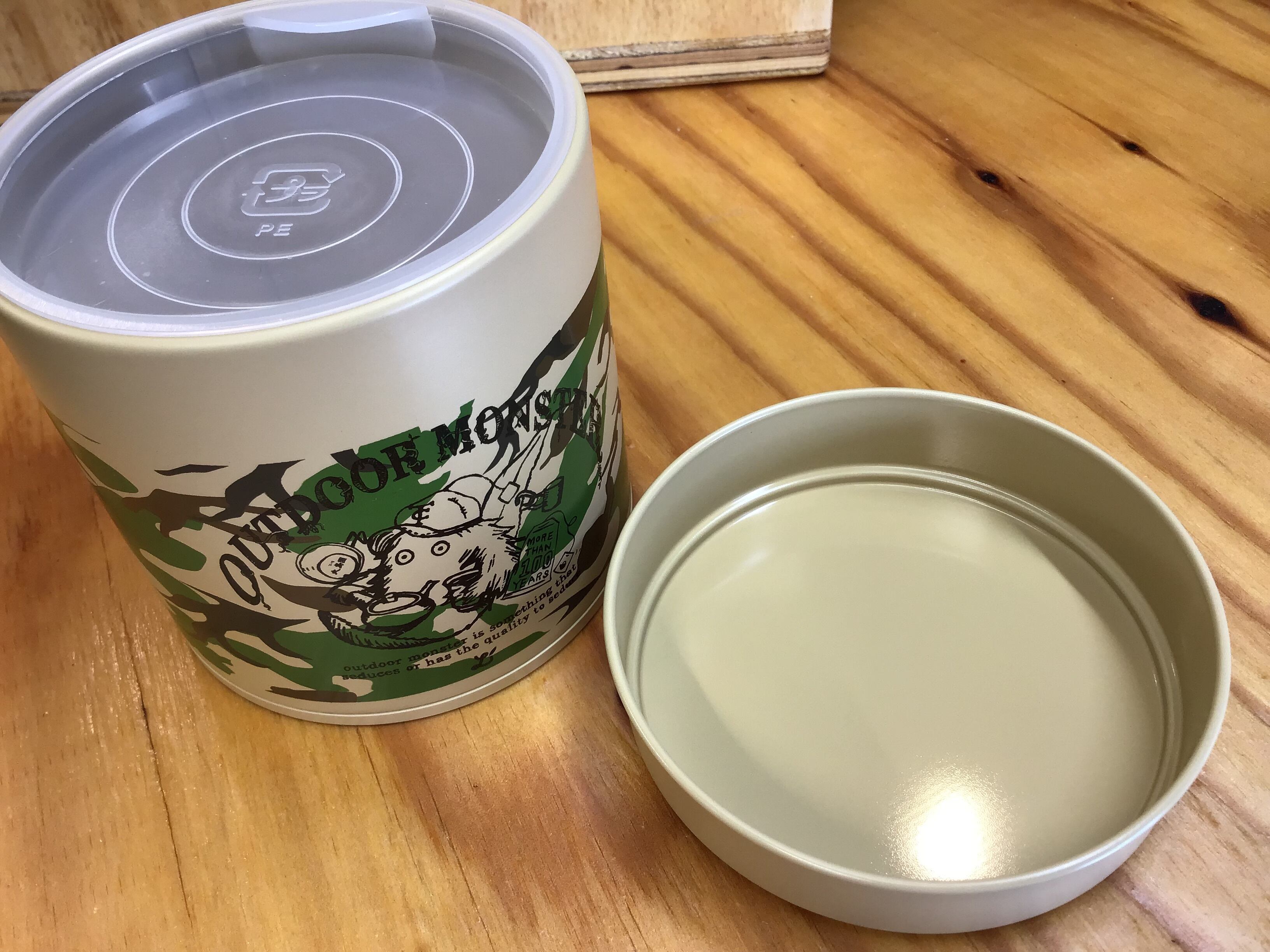 大島園 アウトドアモンスターTEA BOY 茶缶【お茶迷彩】 | OLIVE