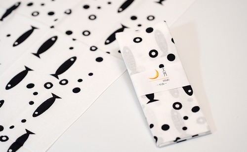 手ぬぐい 1枚  柄「おさかな」