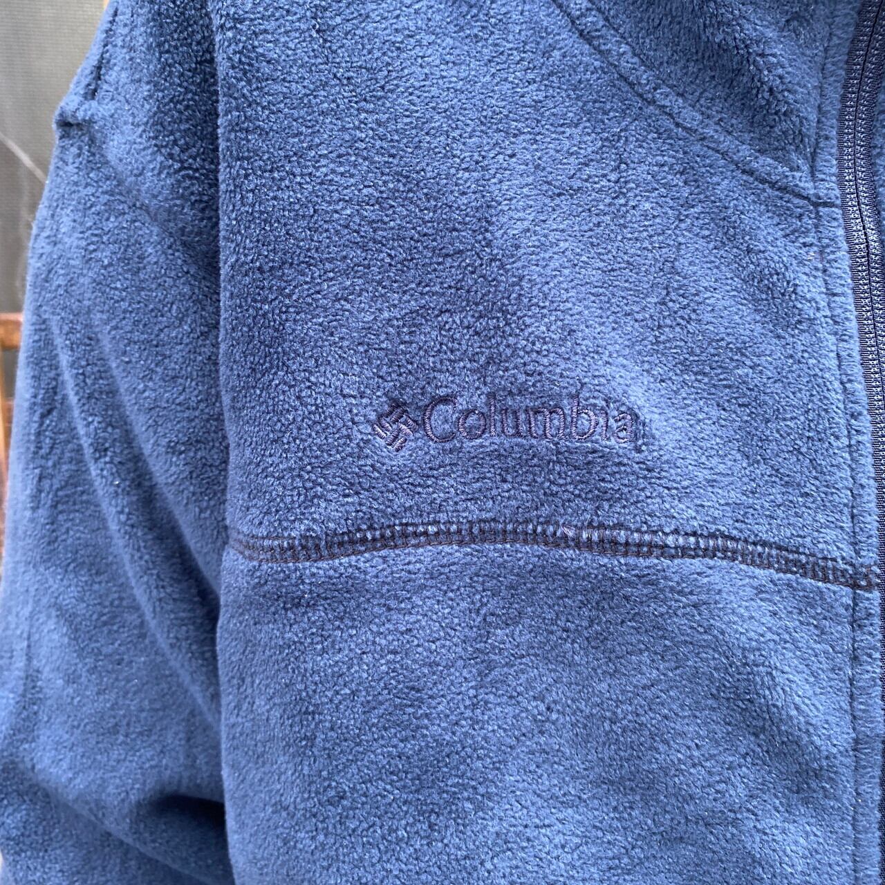 Columbia コロンビア フルジップ フリースパーカー メンズl 古着 ネイビー アウトドア フリースジャケット Cave 古着屋 公式 古着通販サイト Powered By Base Columbia コロンビア フリース ネイビーブルー 2xl フルジップ Chateaujoliet Com