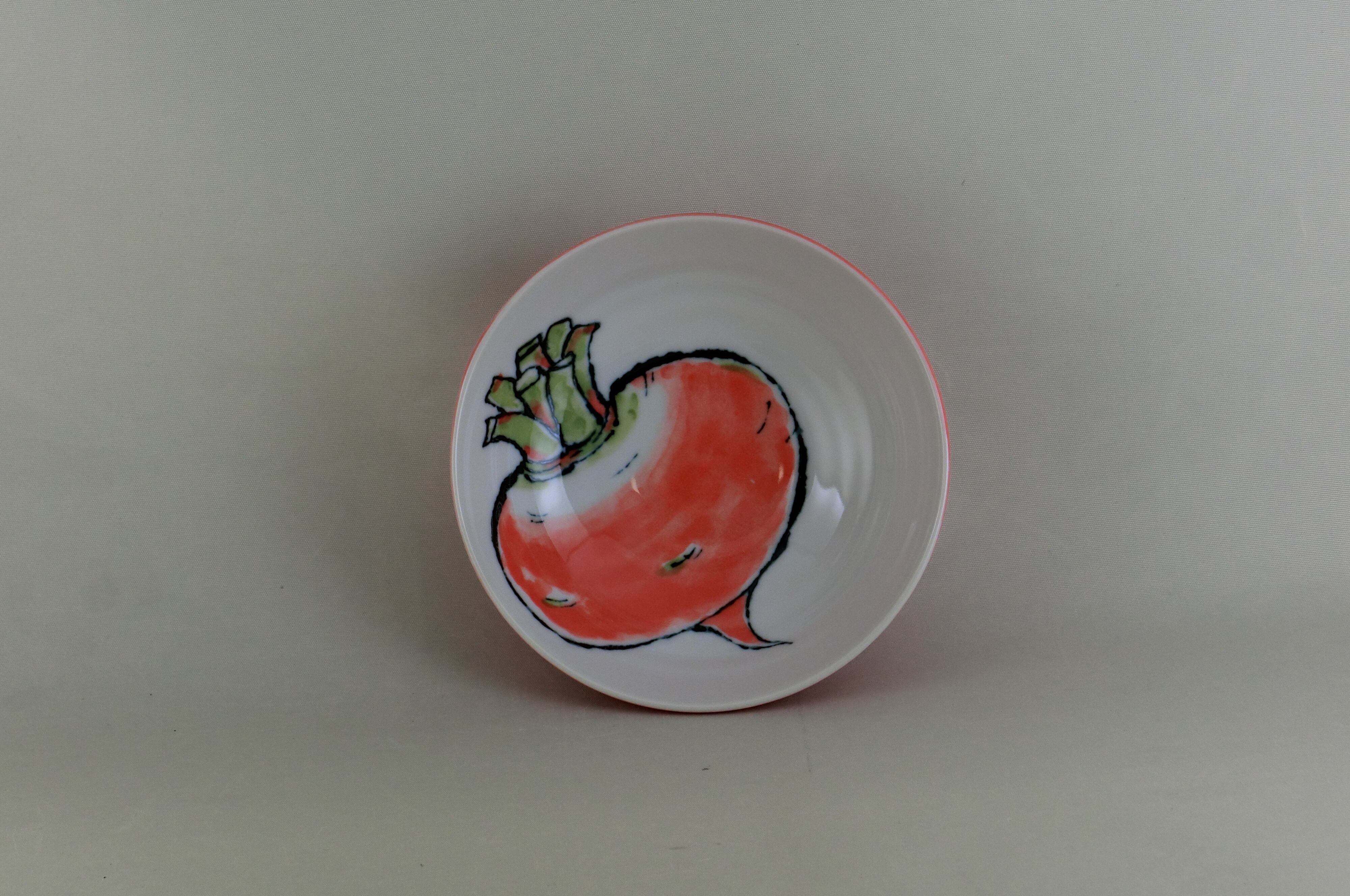 野菜シリーズ　浅小鉢（かぶ）