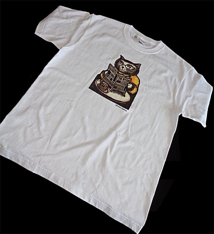 特典付き！】ねこしんぶんグッズ1個プレゼント！木版画「ねこしんぶん