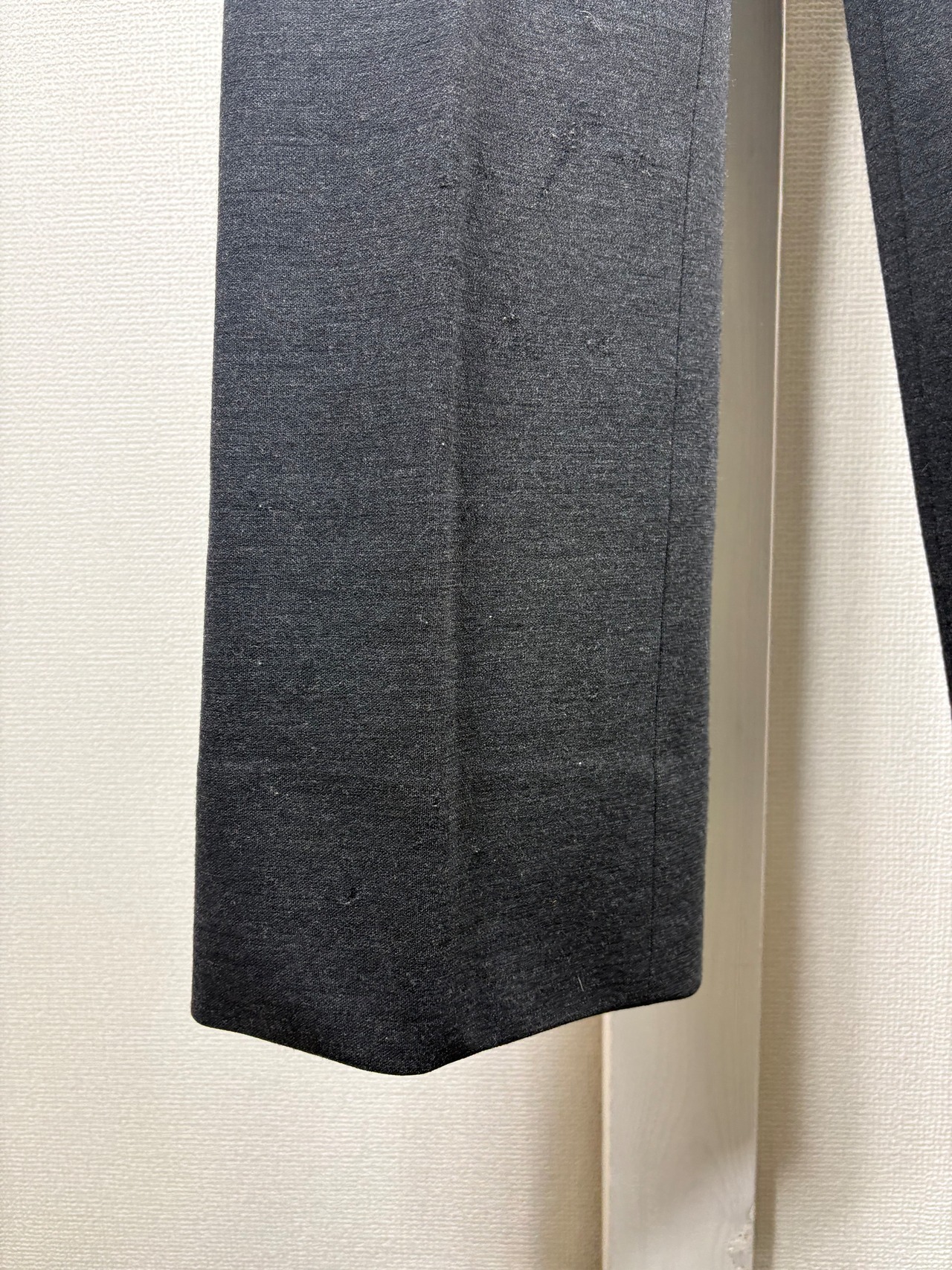 LACOSTE Wool Damaged Trousers