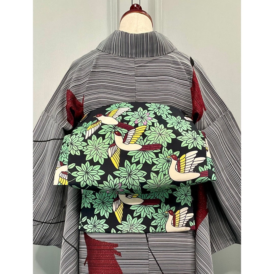 アンティーク仕立てかえ帯 | kimono tento