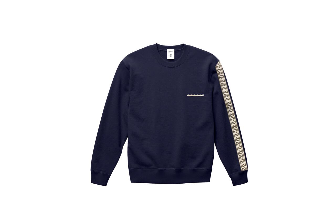 coguchi Clogo long line sweat (NVY)