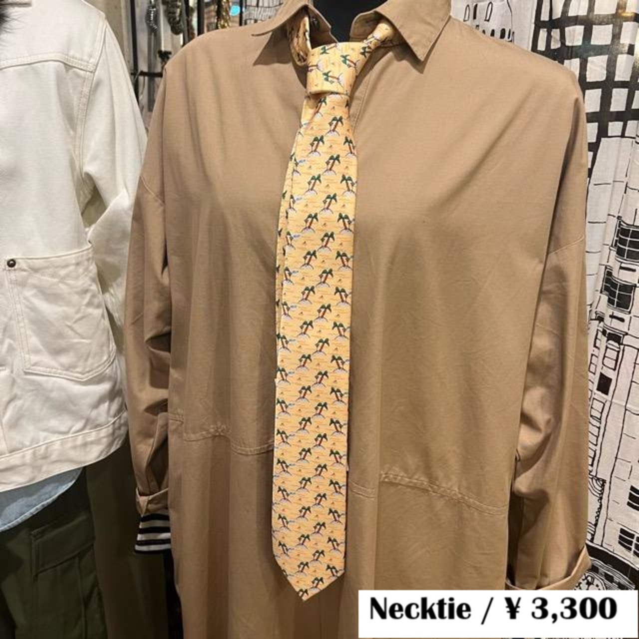 TOPANGA Accessory ヘリテージタイ Palm tree ネクタイ 　ヤシの木　リゾート　プレゼント　フォーマル　カジュアル　クラシック　ヴィンテージ　