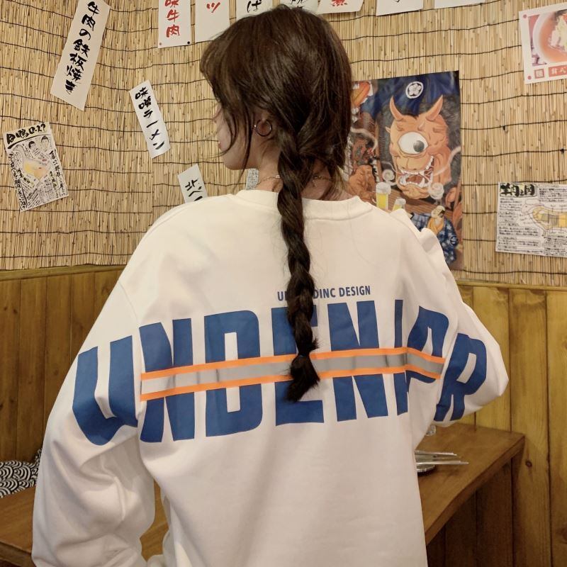 即納 バックロゴトレーナー メンズ レディース 韓国ファッション通販 Albedo アルベド